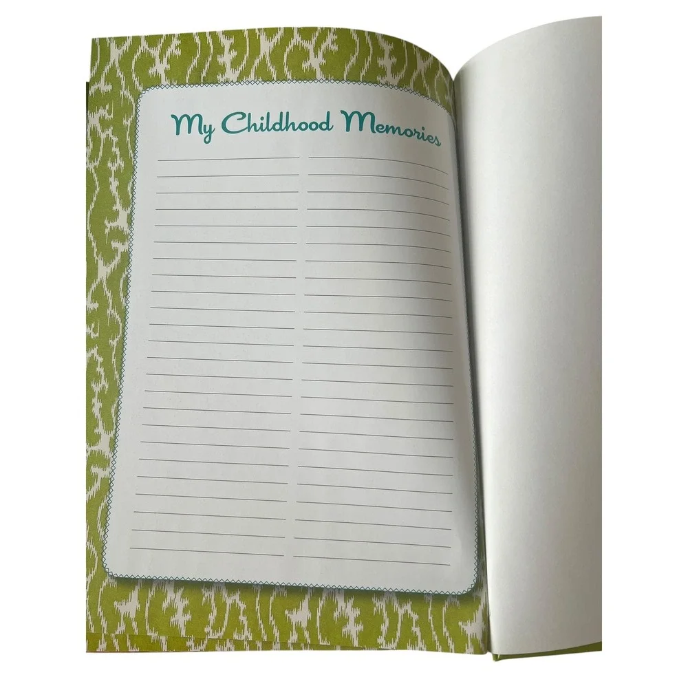 Reminisce Growing Up My Childhood‎ Memories Journal Scrapbook Keepsake